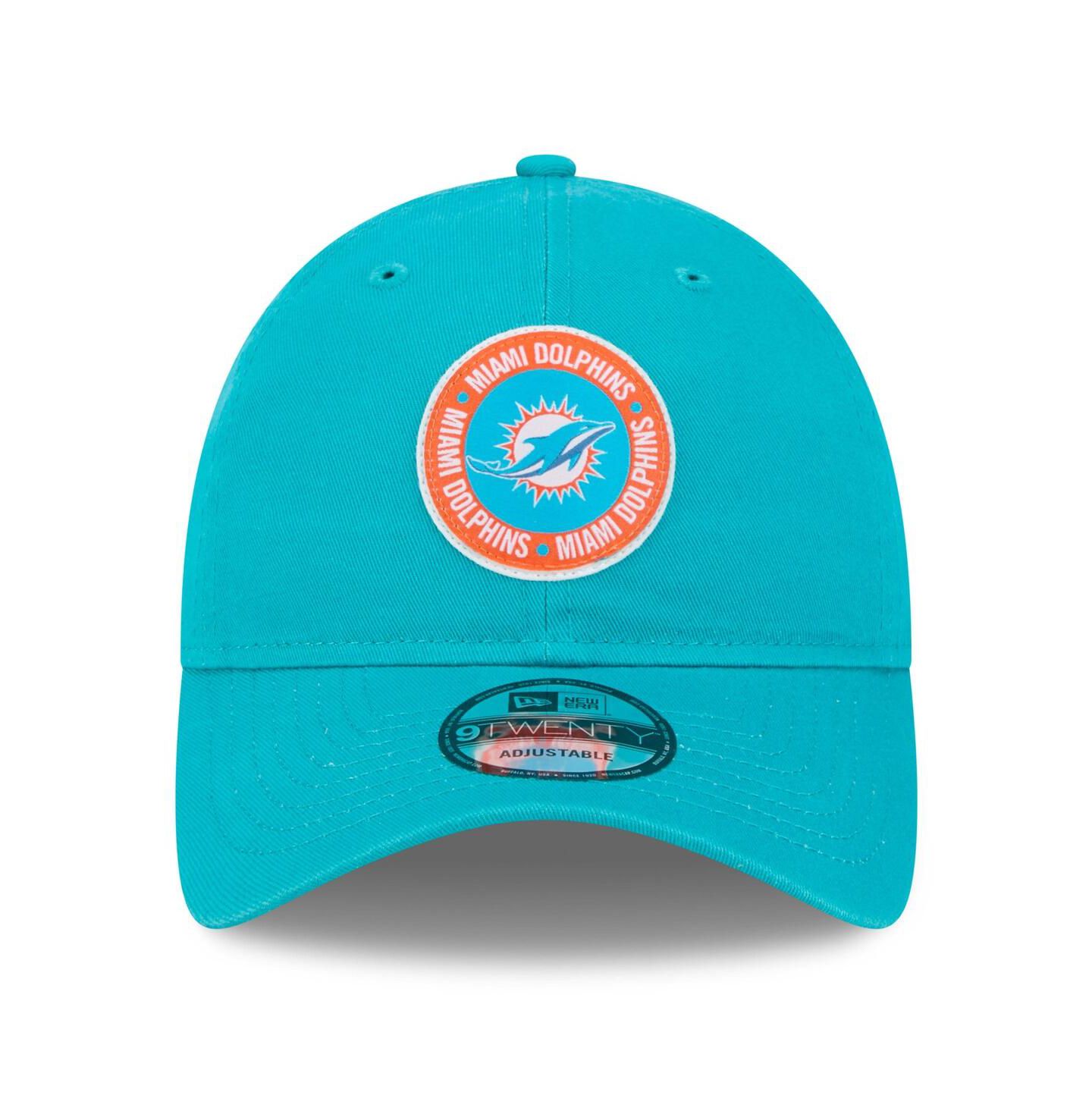 Мужская кепка New Era Aqua Miami Dolphins 2024 Sideline 9TWENTY Adjustable Hat — фото 2