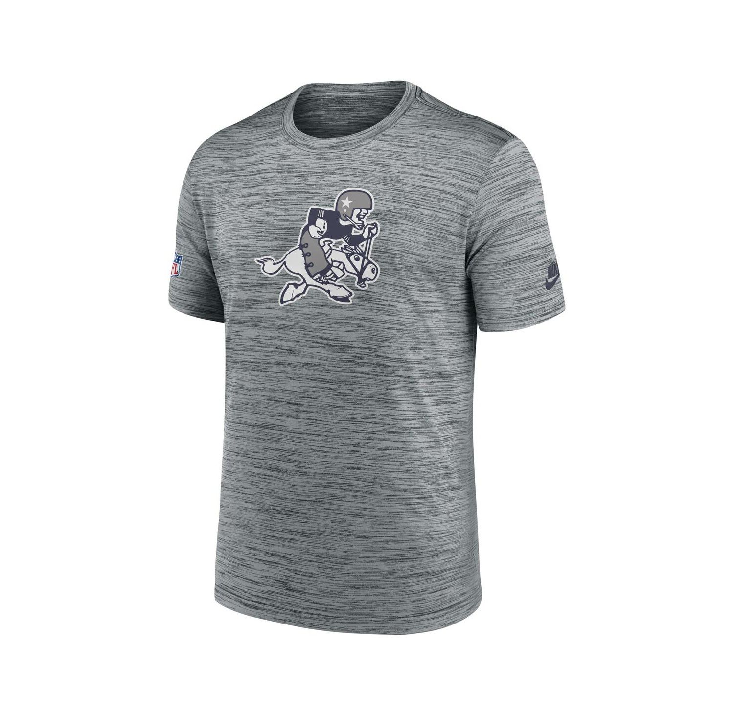 Men's Gray Dallas Cowboys 2024 Sideline Velocity Vintage Performance T-Shirt