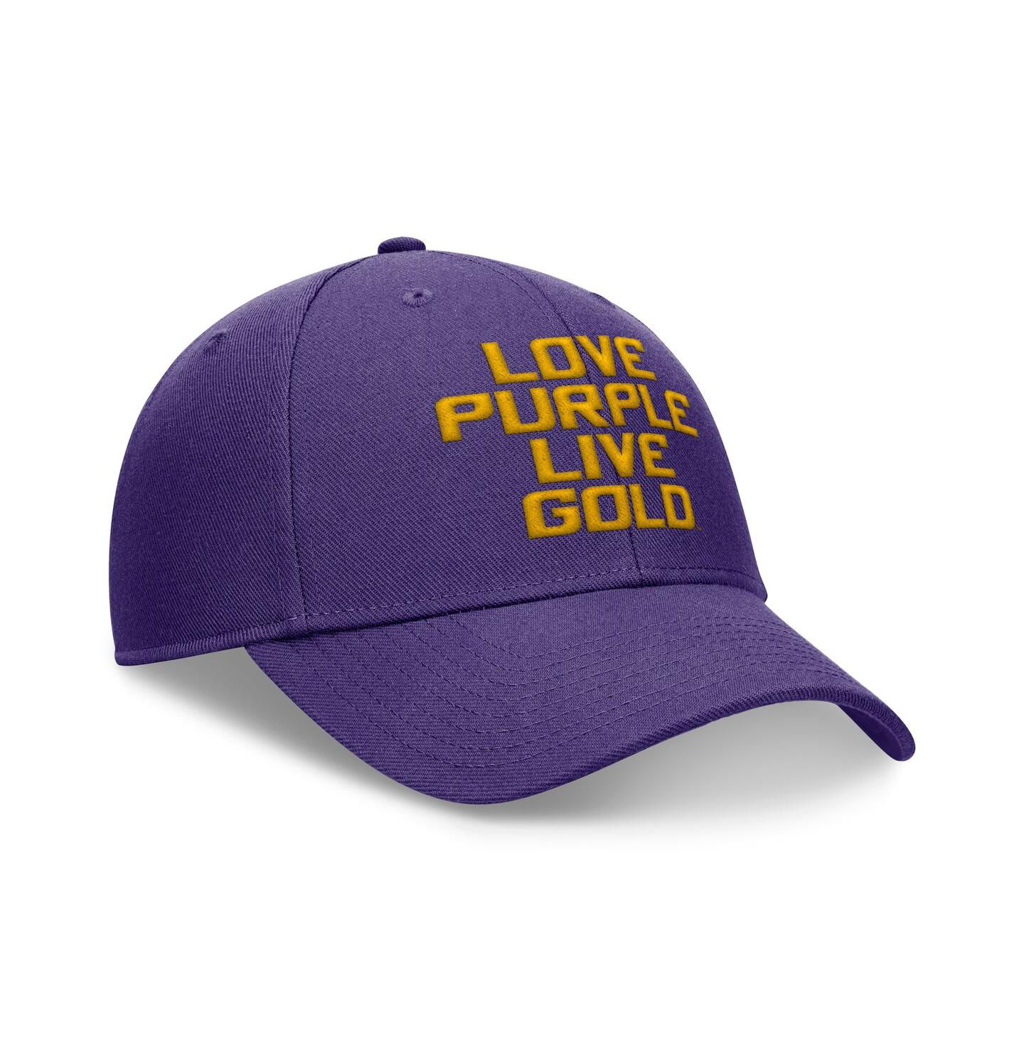 Мужская кепка Nike Purple LSU Tigers Local Adjustable Hat — фото 2