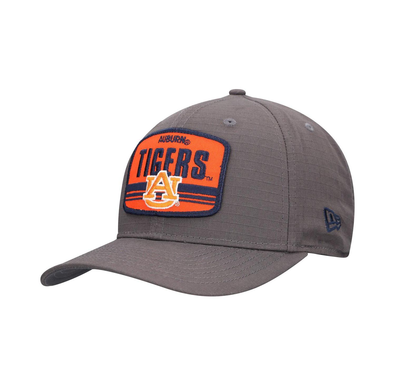 Men's Charcoal Auburn Tigers Team Elevated 9SEVENTY Adjustable Hat