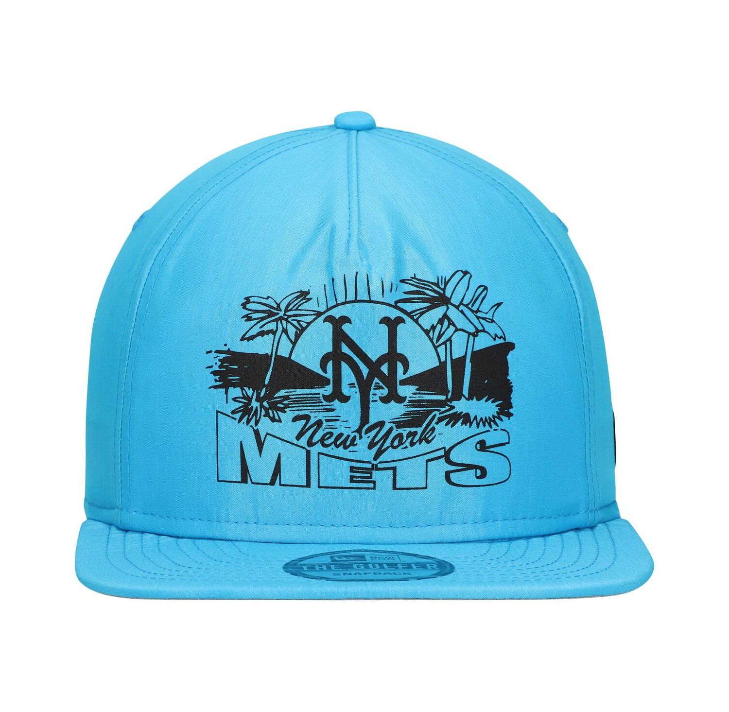 Men's Blue New York Mets Neon Golfer Snapback Hat