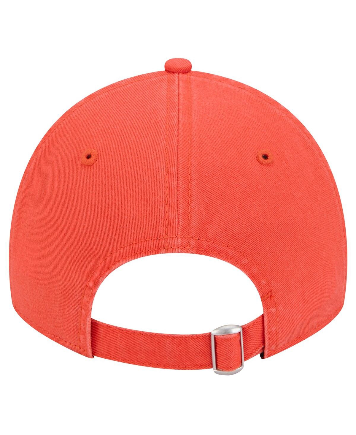 New Era Men's And Women's Orange Connecticut Sun Core Logo 9twenty Adjustable Hat In Orange