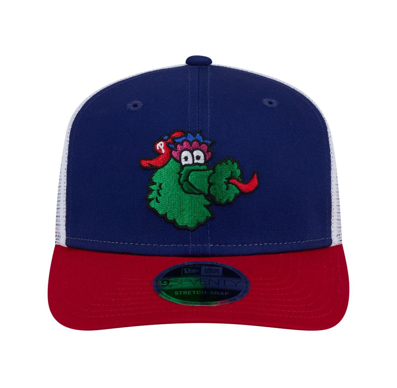 Men's Royal Philadelphia Phillies Phanatic 9SEVENTY Trucker Snapback Hat