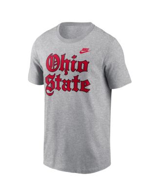 Men's Gray Ohio State Buckeyes Old English T-Shirt