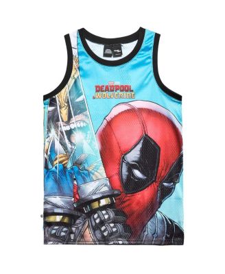 Men's Light Blue Deadpool Wolverine Homage Venice Jersey