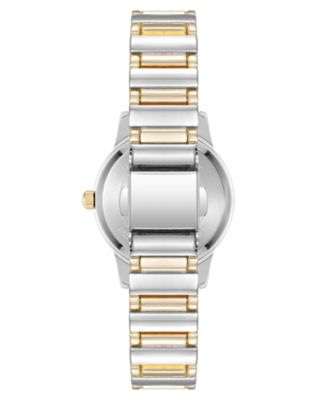 Women's Quartz Signature Round Roman Numeral Two-Tone Alloy Metal Watch, 29mm