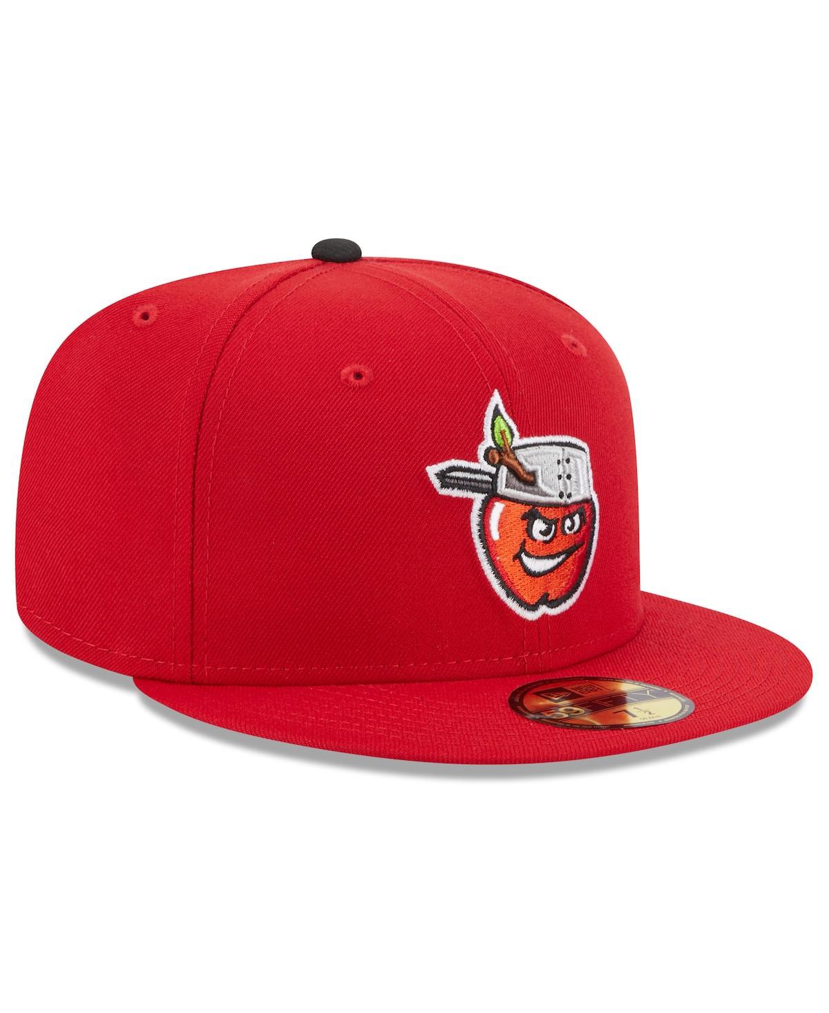 New Era Men'sFort Wayne TinCaps Authentic Collection Alternate Logo 59FIFTY Fitted Hat - Red