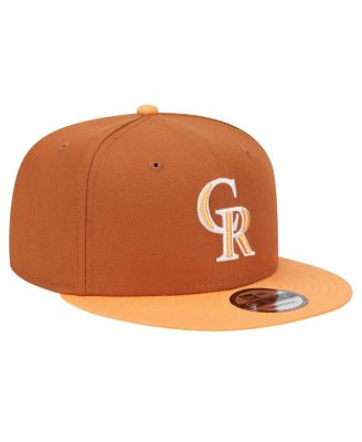Men's Brown Colorado Rockies Spring Color Two-Tone 9FIFTY Snapback Hat
