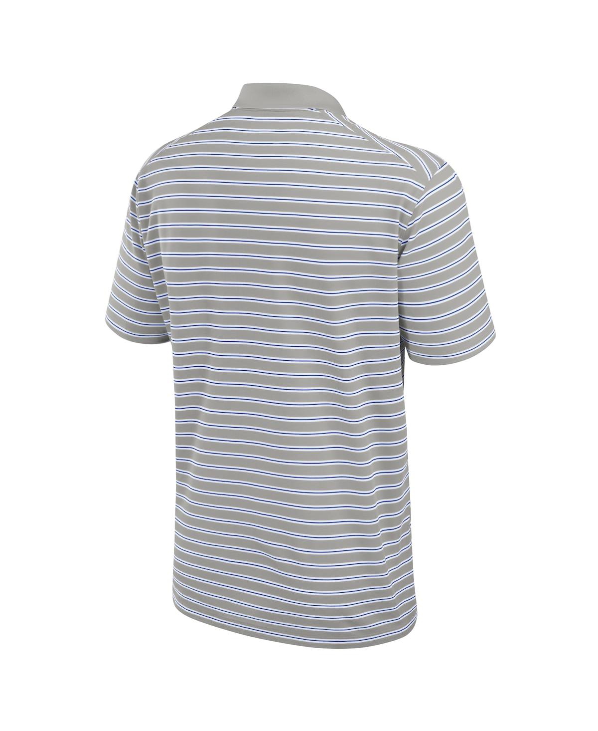 Nike Duke Blue Devils Primetime Victory Striped  Men's Dri-fit College Polo In Royal,white