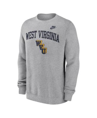 Men's West Virginia Mountaineers Legacy Classic Tackle Twill Embroidered&nbsp;Arch Over Logo Pullover Sweatshirt