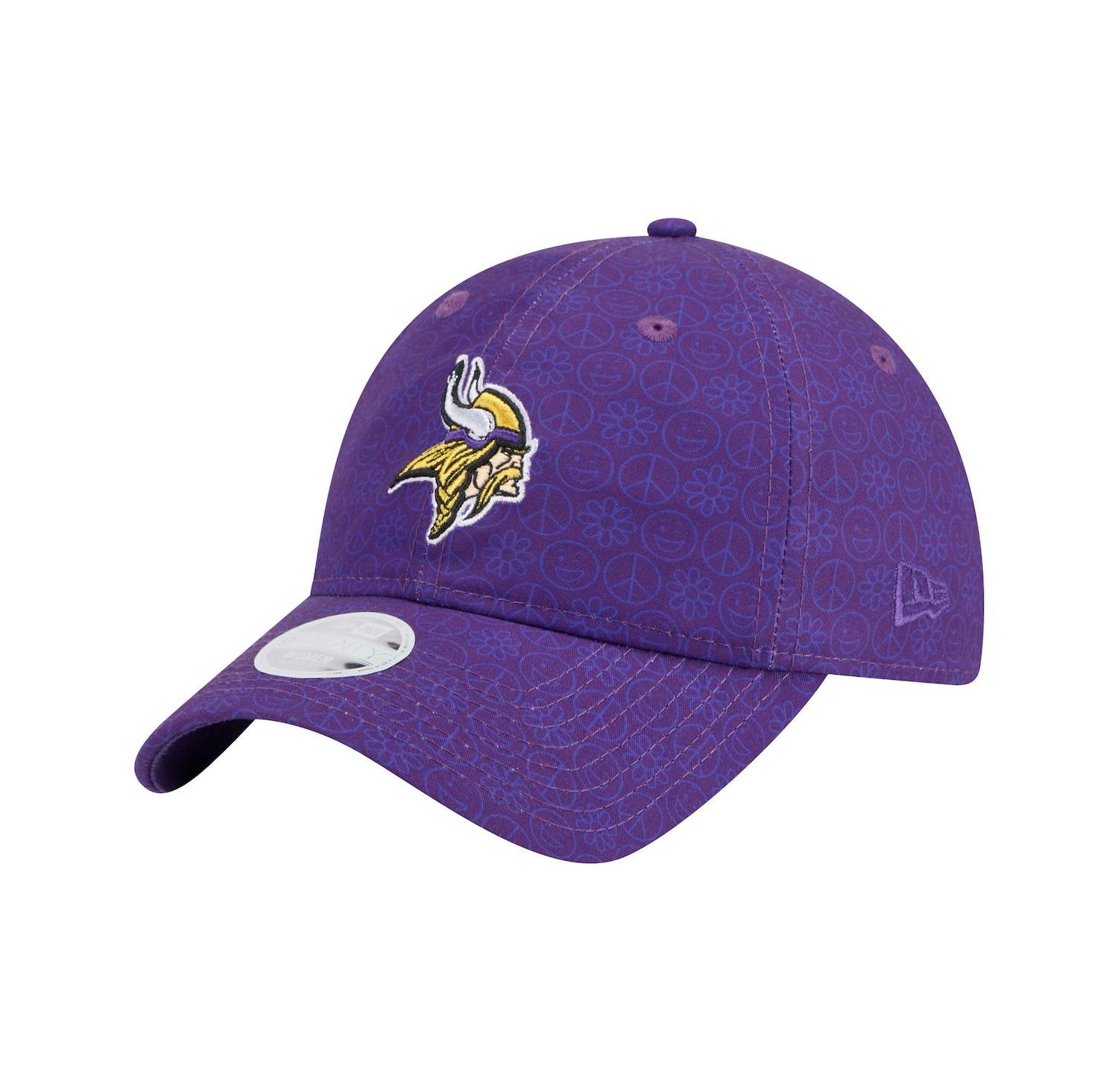 Women's Purple Minnesota Vikings Smiley 9TWENTY Adjustable Hat