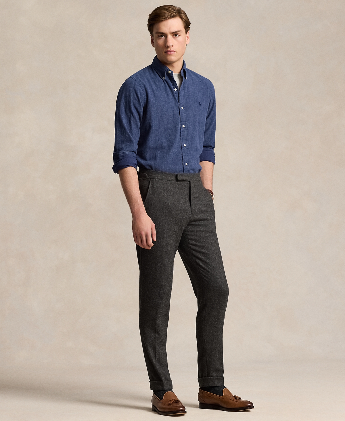 Polo Ralph Lauren Men's Classic-Fit Double-Faced Shirt