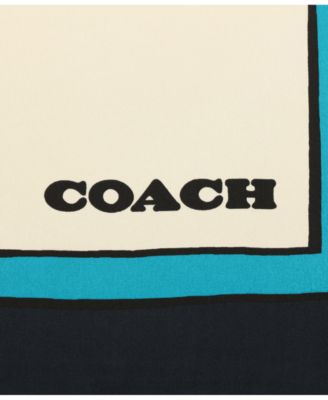 Women's Trompe L'Oeil Belt Print Silk Square Scarf