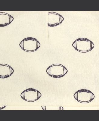 Baby Boys Cotton Cap and Scratch Mitten Bundle Set