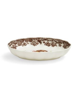 Woodland Turkey Oval Fluted Dish, Set of 2