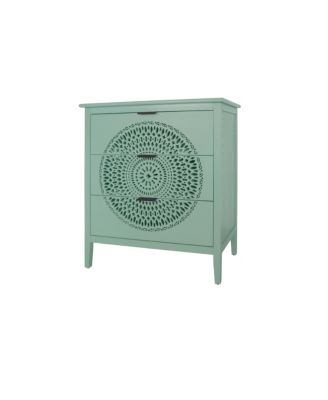 Streamdale Carved Wood Dresser with Storage