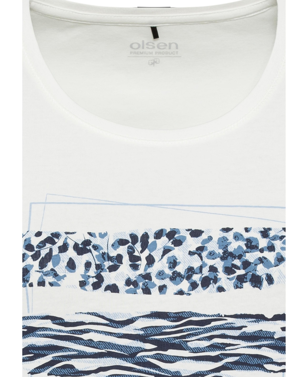 Olsen Women's Placement Animal Print Tee
