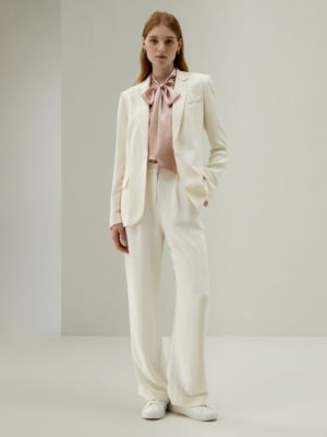 Women's Bow-tie Neck Silk Blouse