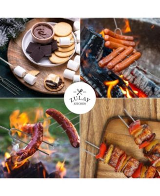 Long Marshmallow Roasting Sticks Extendable Design