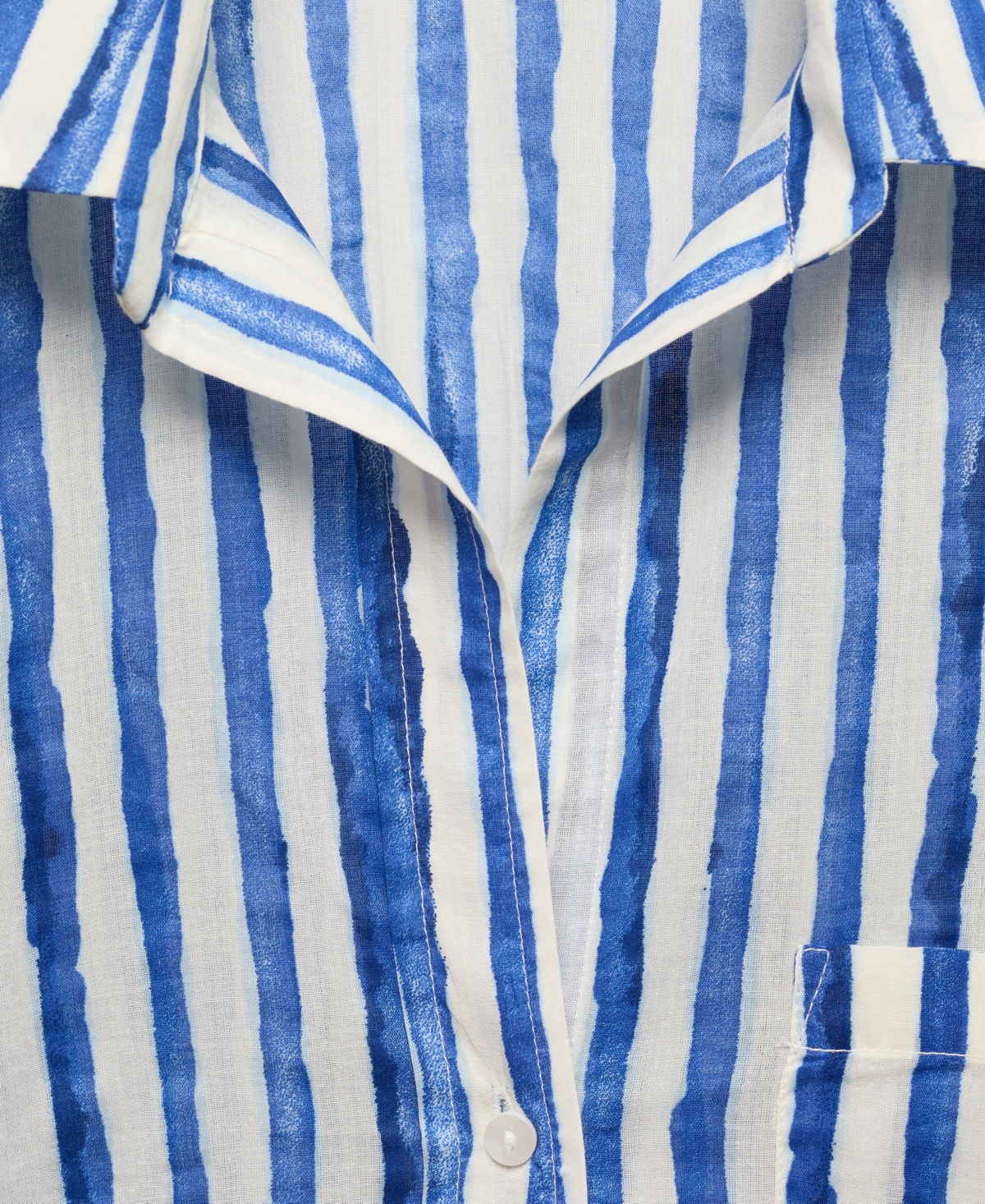 Mango Women's Cotton Striped Shirt