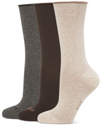 Women's Roll Top Socks 3-Pack U6487MP