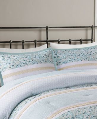 Caralie Seersucker 5-Pc. Comforter Set, King/California King