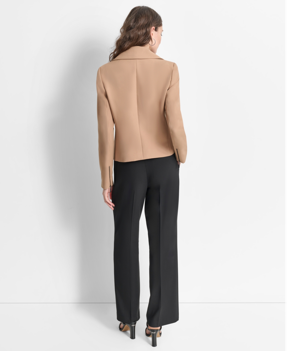 Dkny Women's Asymmetrical-Front Moto Jacket