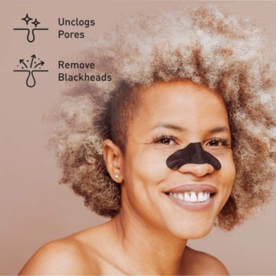 Deep Cleansing Charcoal Nose Pore Strip 6-Pack & Hydrocolloid Pimple Patch, 120-Count