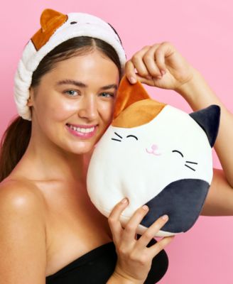 x Squishmallows Cam Purrfect Plush Spa Headband