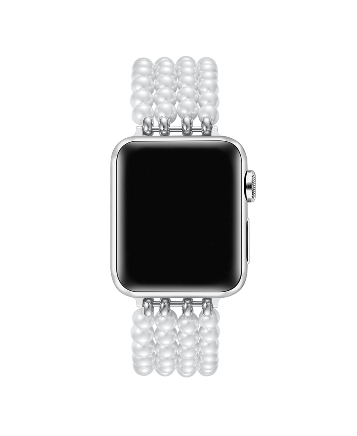 Shop Posh Tech Ariel Faux Cultivated Pearl Band For Apple Watch 44,45,46,49mm In White