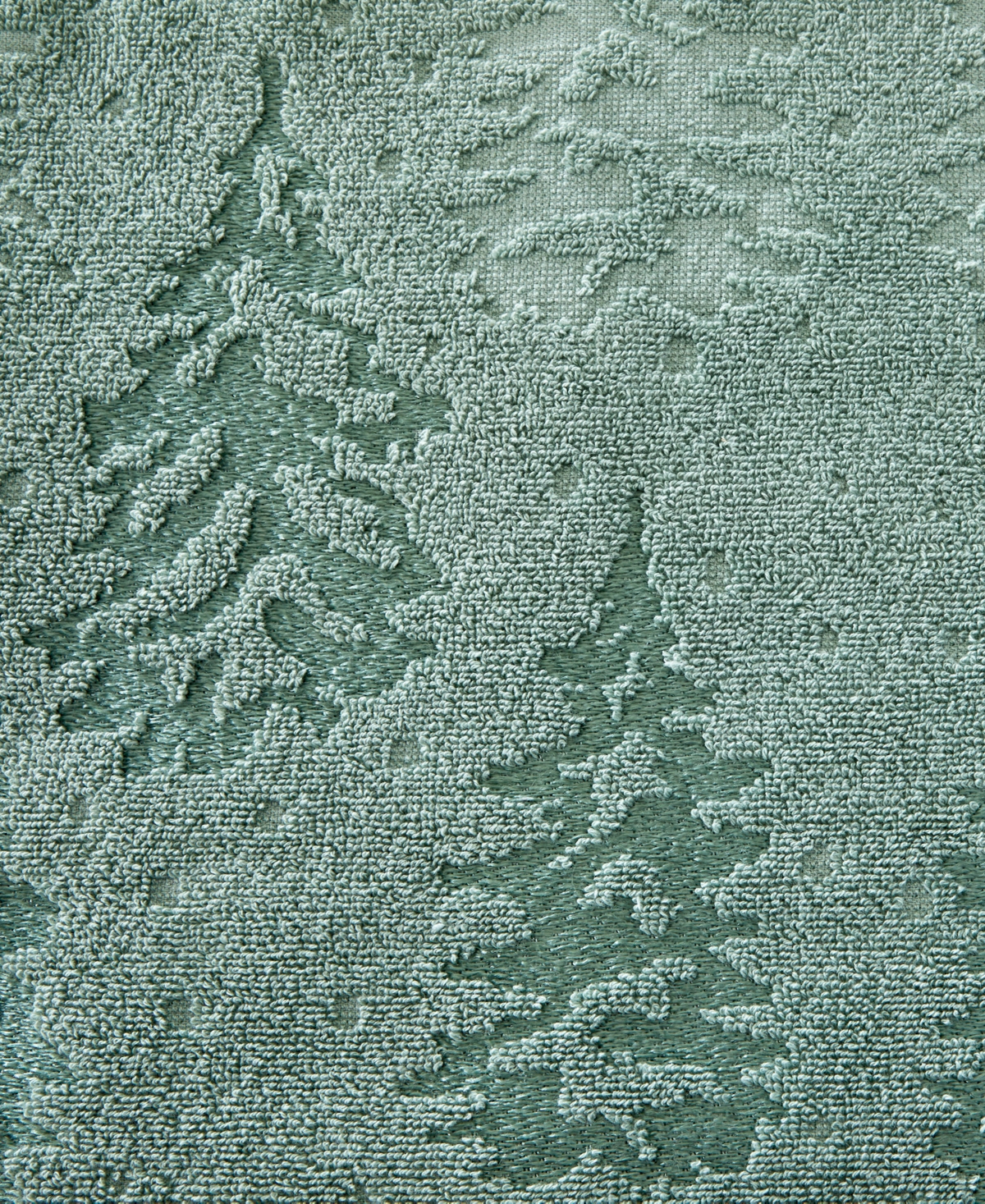 Skl Home Wispy Trees Jacquard Cotton Bath Towel, 25" X 50" In Sage