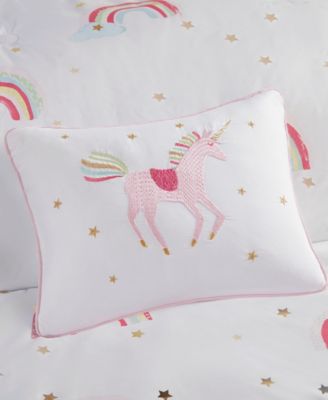 Alicia Rainbow Metallic Stars 6-Pc. Comforter Set, Twin