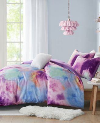 Cassiopeia Watercolor Tie Dye 4-Pc. Comforter Set, King/California King