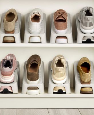 Shoe-In Compact Space-Saving Shoe Organizer, Set of 2