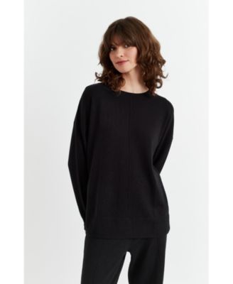 Women's Wool & Cashmere Slouchy Sweater