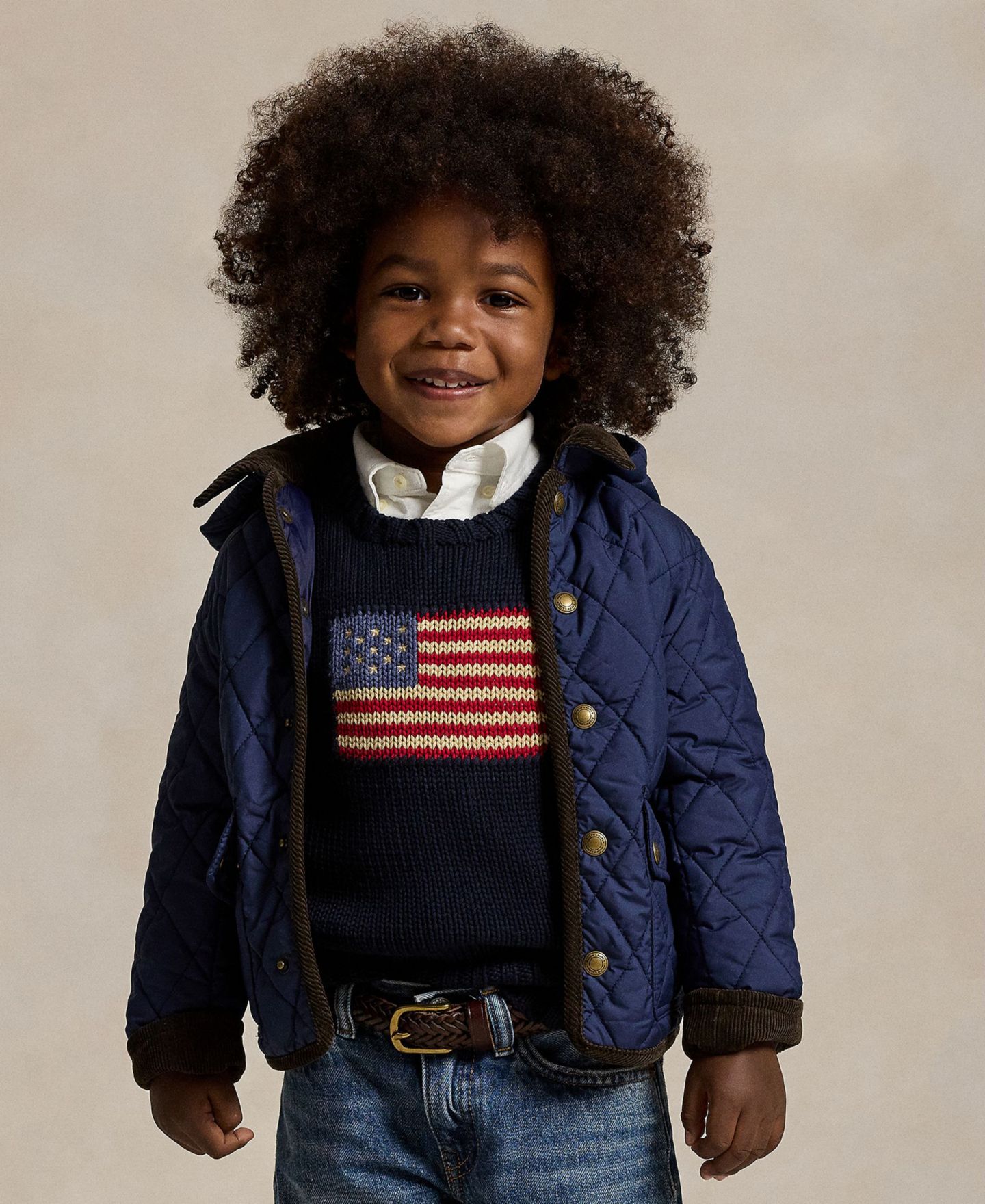 Куртка Polo Ralph Lauren Hooded Barn Jacket для мальчиков, цвет: Тёмно-синий — фото 1