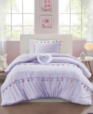 Intelligent Design Tessa Tassel 4-Pc. Comforter Set, Full/Queen