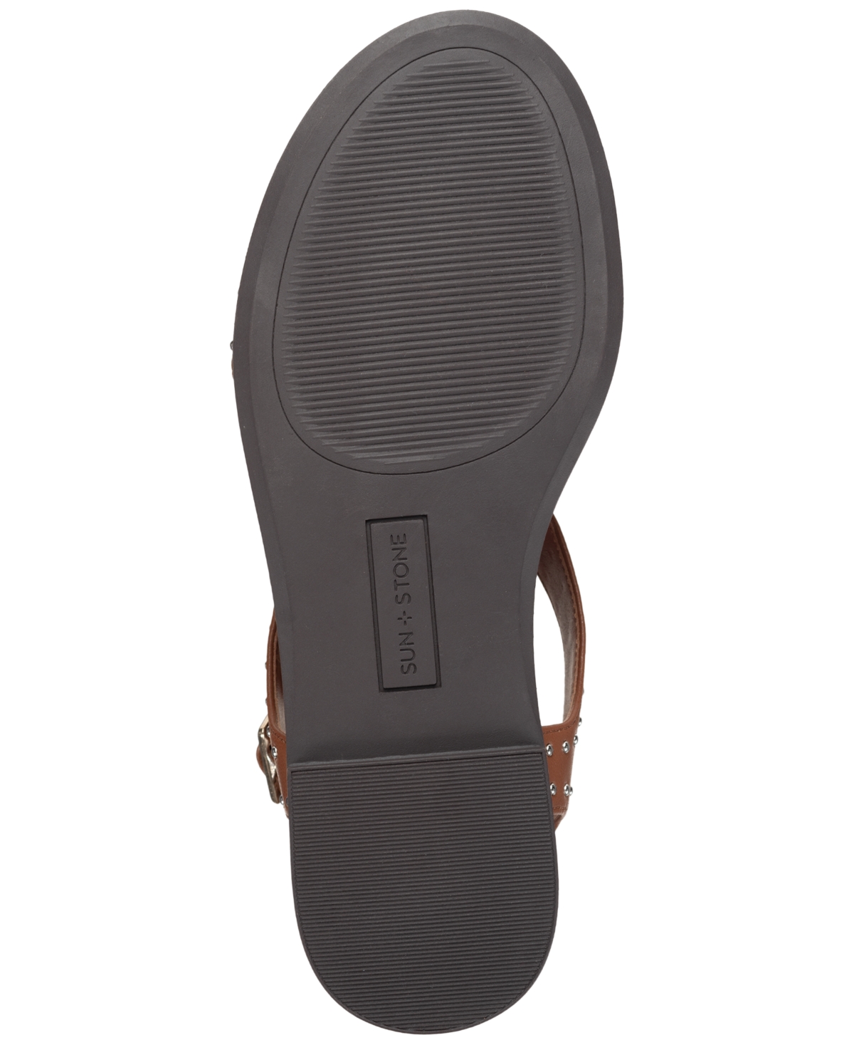 Sun + Stone Women's Carterr Studded Toe Loop Strappy Flat Sandals, Created for Macy's