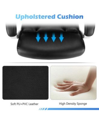 Big and Tall Adjustable High Back Leather Executive Computer Desk Chair