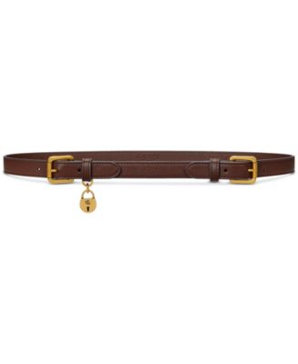 Lauren Ralph Lauren Women's Leather Padlock Double Buckle