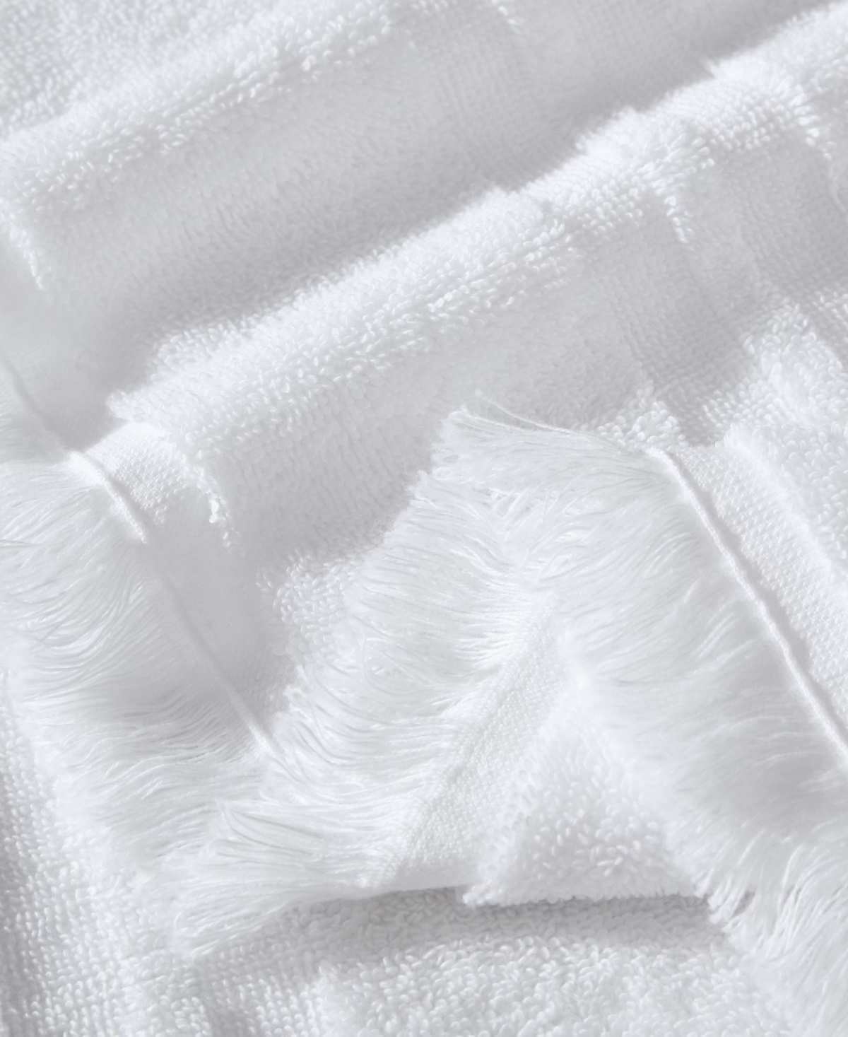 Sunday Citizen Fringed 6-pc. Bath Towel Set In White
