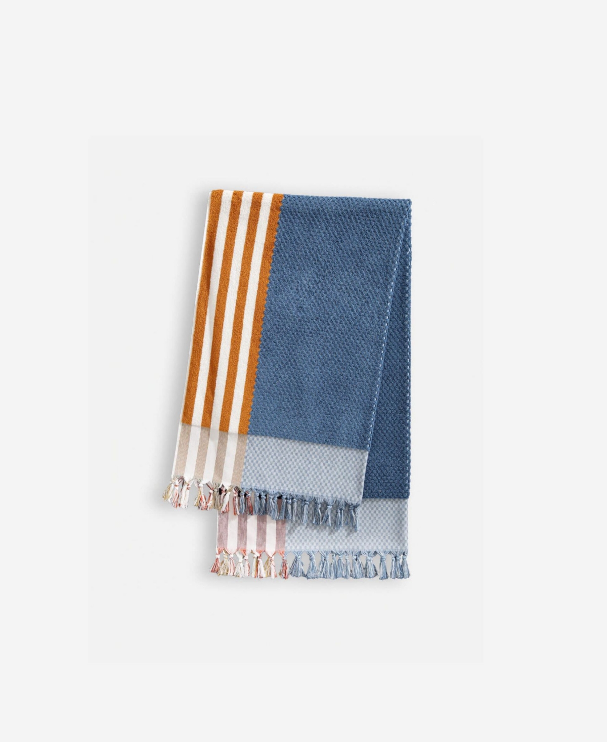 Sunday Citizen Striped Turkish Cotton Beach Towel, 39" X 70" In Blue