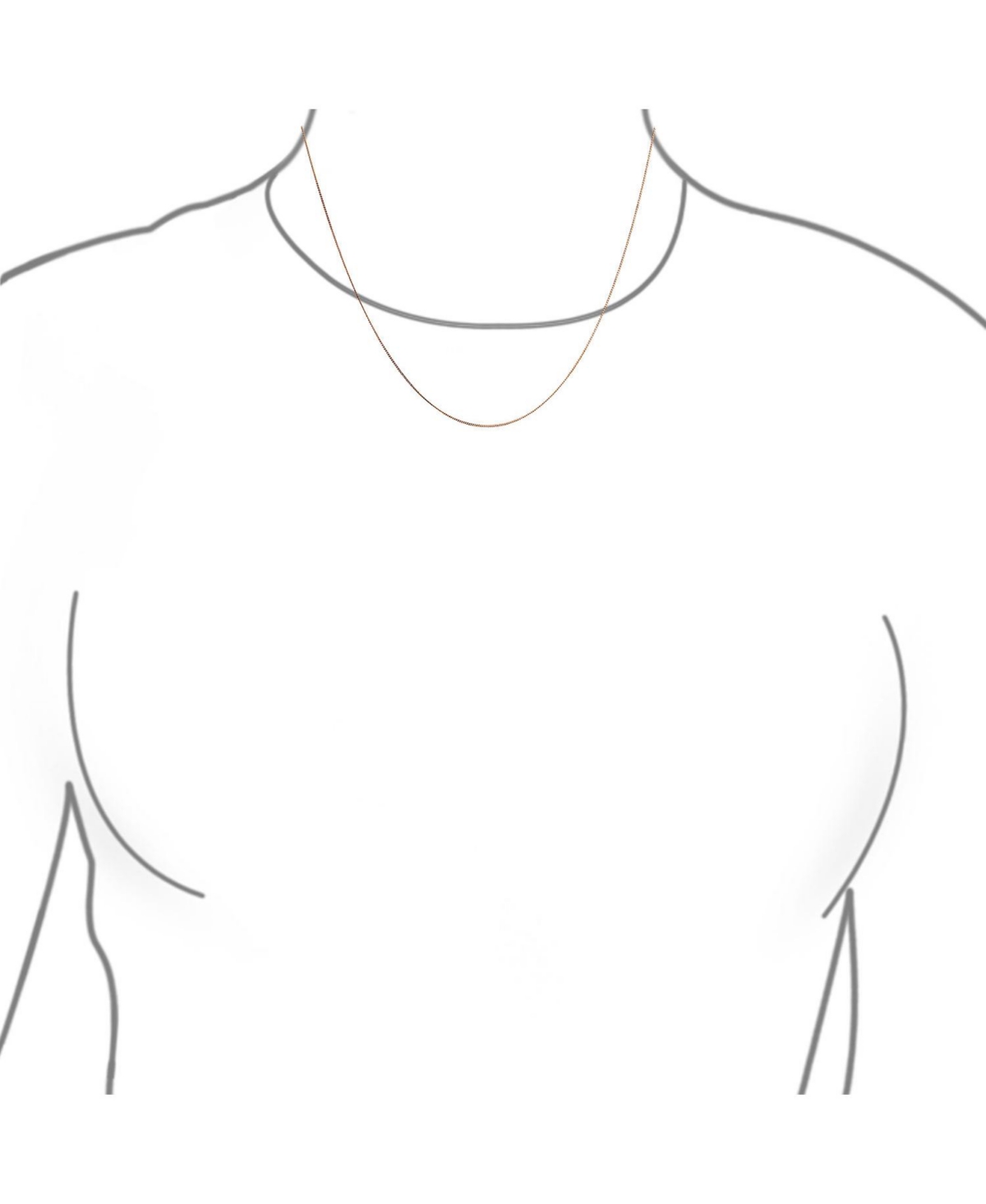 Bling Jewelry Ultra Thin 018 Gauge 0.5MM Thin14K Yellow WhiteRolo Curb Cable Chain Necklace For Women Inch - Rose gold