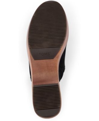 Women's Addison Suede Wood Mule Clog