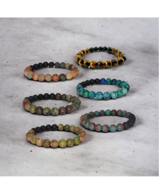 Unakite Essential Oil Bracelet