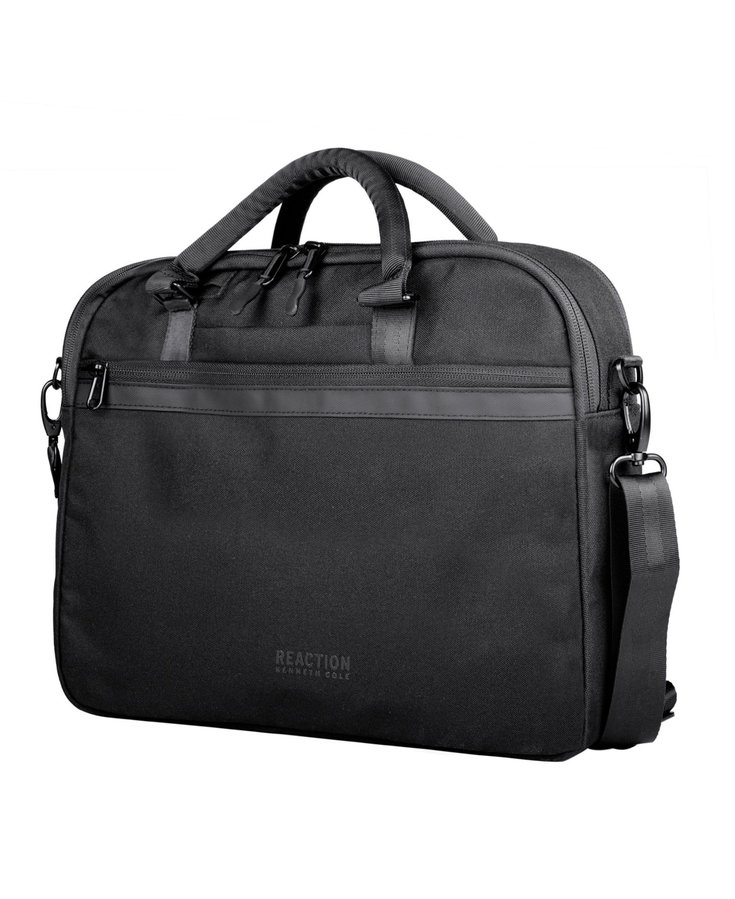 Сумка Kenneth Cole Reaction Faux Leather 16" Laptop Business Case, цвет: Чёрный — фото 2