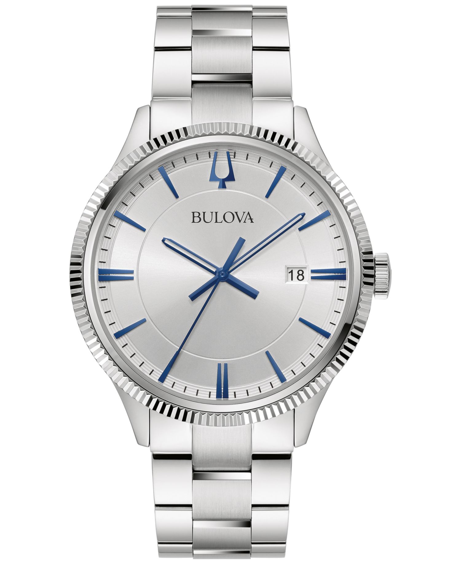 Men's Stainless Steel Bracelet Watch 42mm