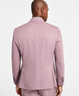 Men's Classic Fit Double-Breasted Suit Jacket