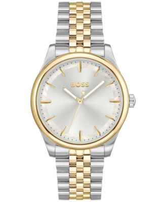 Women's Graceful Quartz Basic Two-Tone Stainless Steel Watch 36mm