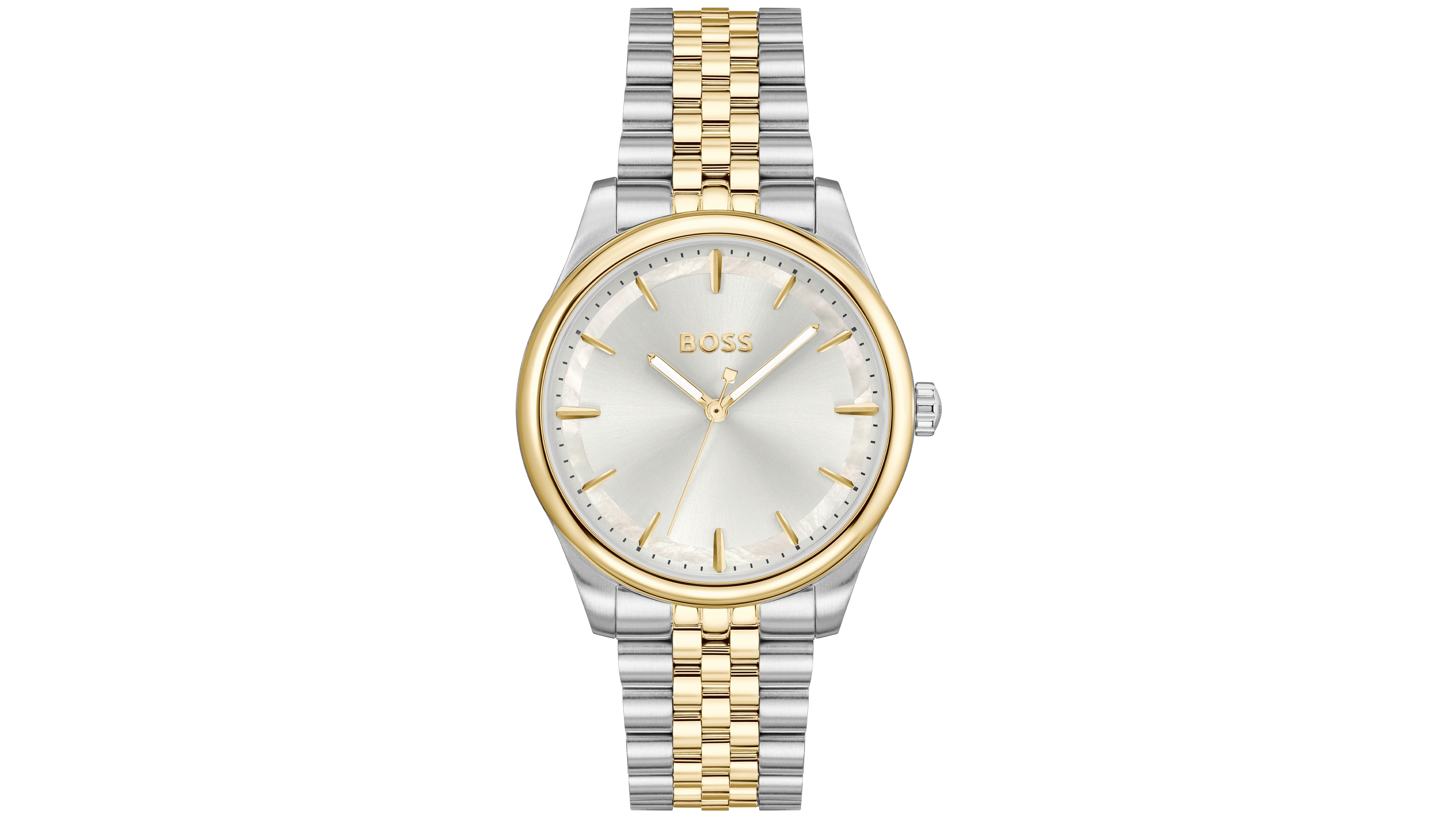 Hugo Boss Women's Graceful Quartz Basic Two-Tone Stainless Steel Watch 36mm